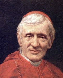 Cardinal John Henry Newman is seen in a portrait in a church in Rome. The cure of an unnamed Boston deacon could be the miracle needed for the beatification of Cardinal Newman, who was one of the great intellectual minds of the Catholic Church in the 19th century. (CNS photo from Crosiers) (Oct. 19, 2005) See MIRACLE-NEWMAN Oct. 19, 2005.