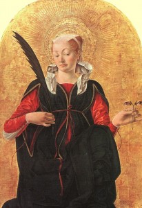 Francesco del Cossa: Lucia, 1435-1477, National Gallery of Art,  Washington