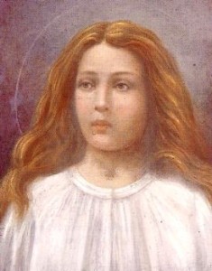 Portrét Márie Goretti, namaľované podľa náčrtu Máriinej matky