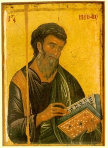 Matúš, grécka ikona