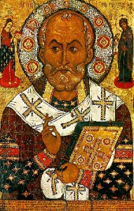 Aleksa Petrov: sv. Mikuláš, ruská ikona, 1294