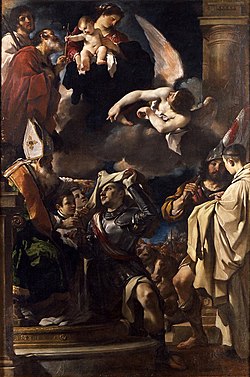 Sv. William z Aquitaine od maliara Guercino