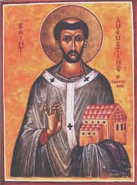 Ikona: Sv. Augustín z Canterbury