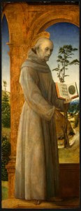 Vincenzo Foppa: Sv. Bernardín zo Sieny, 15. stor. National Gallery of Art Washington, USA