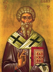 Sv. Blažej, grécka ikona