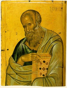 Sv. Ján apoštol, grécka ikona