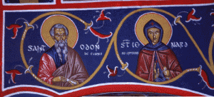 Sv. Leonard (vpravo) a sv. Odo z Cluny