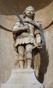 Socha sv. Torpesa vo farskom kostole v St-Tropez